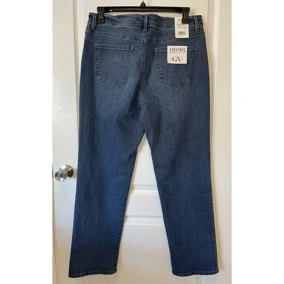 NWT Gloria Vanderbilt Amanda Original Slimming Jean Size 16 - Picture 2 of 10